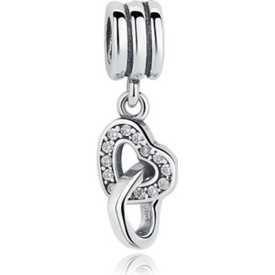 P&J Jewellery Stříbrný visací přívěsek Pouta lásky SB77