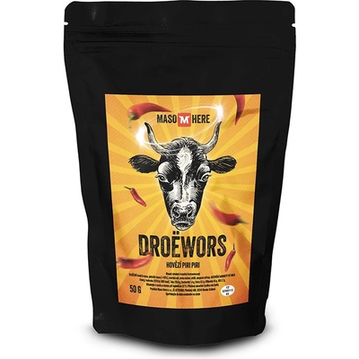 Maso Here Droëwors Hovězí Piri Piri 50 g