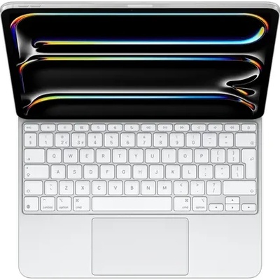 Apple Клавиатура, Apple Magic Keyboard for iPad Pro 13_inch (M4) - Bulgarian - White (MWR43BG/A)