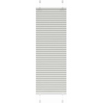 vidaXL Плисирана щора Светло сиво 50x100 cm Ширина на плата 49, 4 cm (4015320)