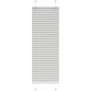 vidaXL Плисирана щора Светло сиво 50x100 cm Ширина на плата 49, 4 cm (4015320)