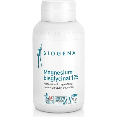 Biogena Magnesium bisglycinát 125mg 90 kapslí