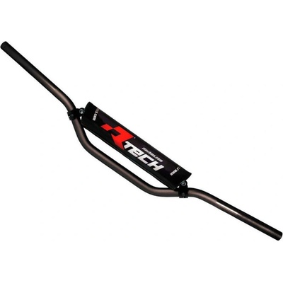 řídítka (Pit B. MINI) o průměru 22 mm s hrazdou a chráničem, RTECH (černá)