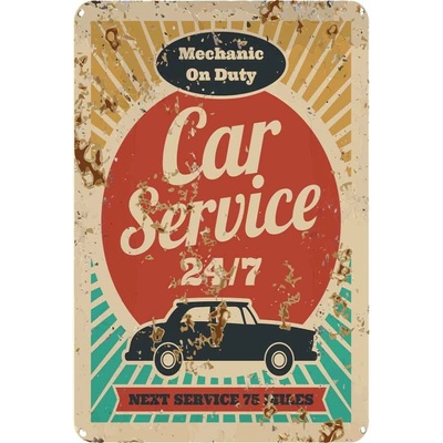 Ceduľa Car Service 24/7
