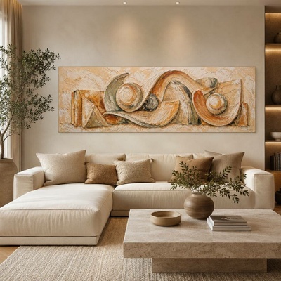 Obraz na plátně - Šalamounovy koule FeelHappy.cz Vyberte rozměr obrazu (šířka x výška): 120 x 40 cm