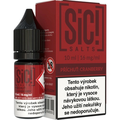 Sic!Salts Cranberry 10 ml 16 mg