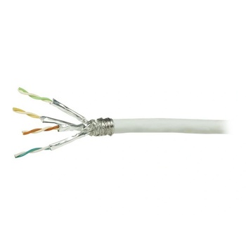 LogiLink Netzwerk Verlegekabel S/FTP Cat. 6, PVC, weiß, 50m (CPV0043) (CPV0043) (CPV0043)