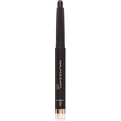 Naj Oleari Absolute Stay Eyeshadow očné tiene v ceruzke 06 Vinyl Black 1,64 g