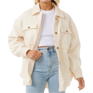 Rip Curl Дамско поларено яке Rip curl Women's High Tide Fleece Shacket Fleece jacket - Off White - размер XL (105-5327-0116)