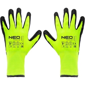 NEO TOOLS ИЗОЛИРАНИ РАБОТНИ РЪКАВИЦИ, НАЙЛОН С ЛАТЕКСОВО ПОКРИТИЕ, 4142x, РАЗМЕР 9 , 97-613-9 (97-613-9)