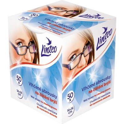 Vlhčené utierky LINTEO SATIN 50ks na okuliare