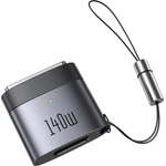 Mcdodo OTG адаптер (OT-6850) за MacBook Air/Pro - Mcdodo - Type-C към MagSafe 3, 140W, алуминиев, LED индикатор - Черно