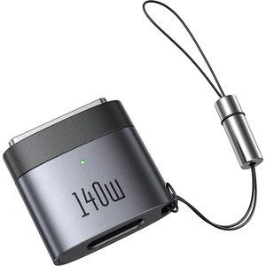Mcdodo OTG адаптер (OT-6850) за MacBook Air/Pro - Mcdodo - Type-C към MagSafe 3, 140W, алуминиев, LED индикатор - Черно
