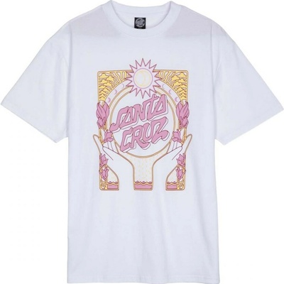 SANTA CRUZ tričko SC Nouveau Front T Shirt White WHITE