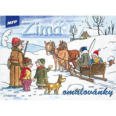 Omaľovánky MFP Zima