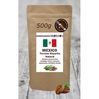 Monro Káva Mexico Terruño Nayarita káva 100% Arabika 0,5 kg