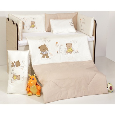 Бебешки спален комплект Бродерия Мечета в парка