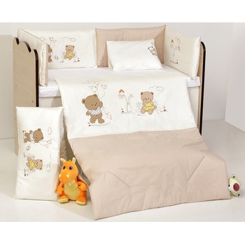 Бебешки спален комплект Бродерия Мечета в парка