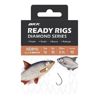 BKK Ready Rig Diamond Keiryu BN veľ.8 0,16mm 70cm 10ks