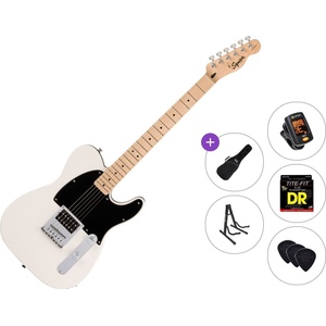 Squier Sonic Esquire H MN Standard SET Arctic White Електрическа китара