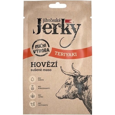 Jihočeské Jerky Hovězí teriyaki 20 g – Sleviste.cz