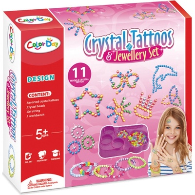 Color Day Творчески комплект Color Day - Направи си бижута и татуировки (K8148)