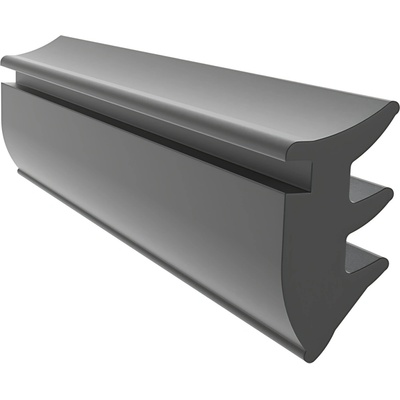 Alusic Těsnění panelu černé, 3 mm drážka BH 8
