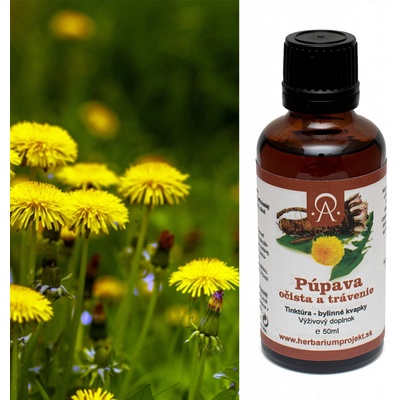 Herbarium Projekt Púpava očista a trávenie tinktúra 50 ml