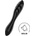 Satisfyer Dazzling Crystal 1 - двустранно стъклено дилдо - черно