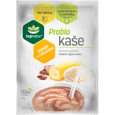 Topnatur Probio kaše banán s čokoládou 60 g – Zboží Dáma