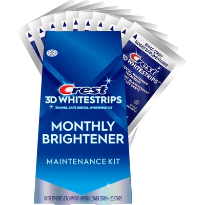 Crest 3D White Monthly Brightener bělící pásky 20 ks – Zbozi.Blesk.cz