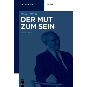 Mut Zum Sein | Paul Tillich (ISBN: 9783110374322)