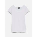 Vero Moda Тениска Vero Moda Women's Soft U-Neck T-Shirt - Bright White