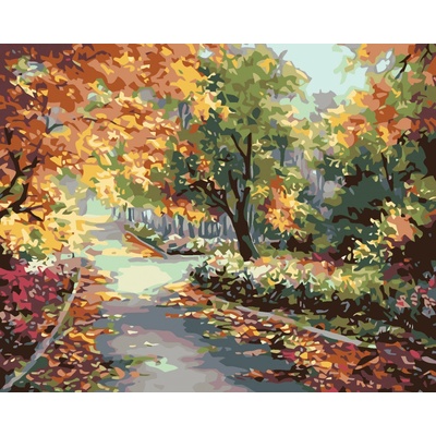 Zuty Malování podle čísel Květinová zahrada 100 x 80 cm bez rámu a bez vypnutí plátna