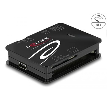 Delock USB 2.0 CF/SD/Micro SD/MS/xD/M2 kártyaolvasó (91007) (d91007) (d91007) (d91007)