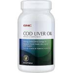 GNC Масло от черен дроб на треска с Вит. А и Д желат. капс. х 90 капс