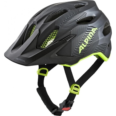 Alpina Каска за планинско колоездене Alpina Carapax Junior Bike helmet - Black / Neon / Yellow - размер 51-56 cm (851-0075-0811)