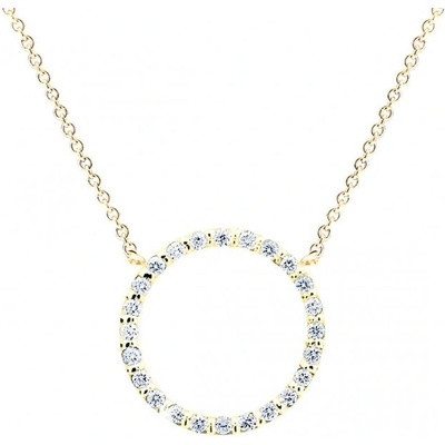 Cutie Diamonds Náhrdelník ze žlutého zlata s diamanty DZ6323-40-00-X-1