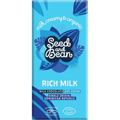 Seed and Bean BIO čokoláda mléčná 75 g
