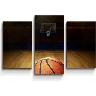 Sablio Obraz - 3-dílný Basketball - 75x50 cm