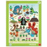 Dino - Puzzle Krtko záhradník 40 dielikov - 40 - 99 piese