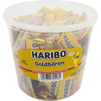 HARIBO Плюшени мечета Haribo малки торбички 9.8g 100бр