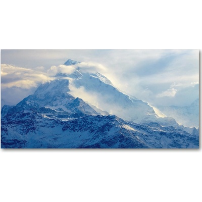 Foto obraz fotografie na skle horský vrchol 100x50 cm