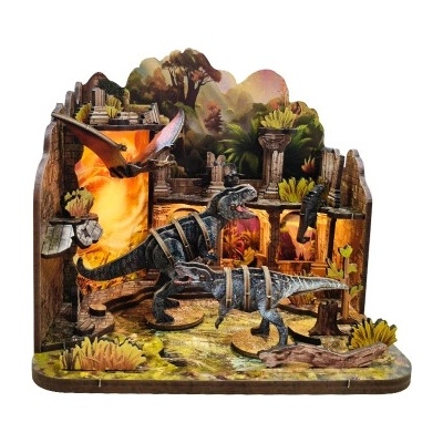 2Kids Toys Miniatúra domčeka Dinosaurí hrad