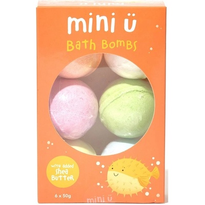 Mini-U Bath Bomb 6 Pack šumivá guľa do kúpeľa 6x50 g