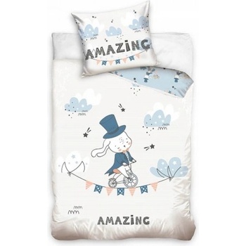 Детски двулицев спален комплект от 2 части AMAZING (Double-sided cotton bedding AMAZING)