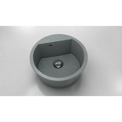 FAT Кръгла мивка Vanguard 223, Granicite, 251 City Grey, с включен сифон
