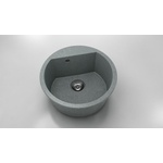 FAT Кръгла мивка Vanguard 223, Granicite, 251 City Grey, с включен сифон Мивка за вграждане