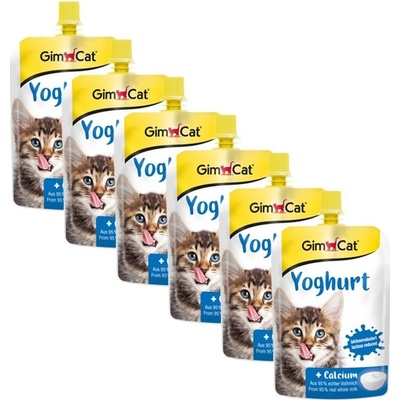 GimCat Yoghurt jogurt pre mačky 6 x 150 g