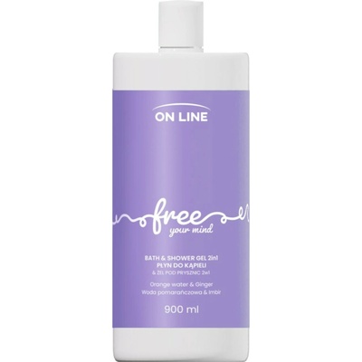 On Line Free Your Mind sprchový gél a kvapalina do kúpeľa 900 ml